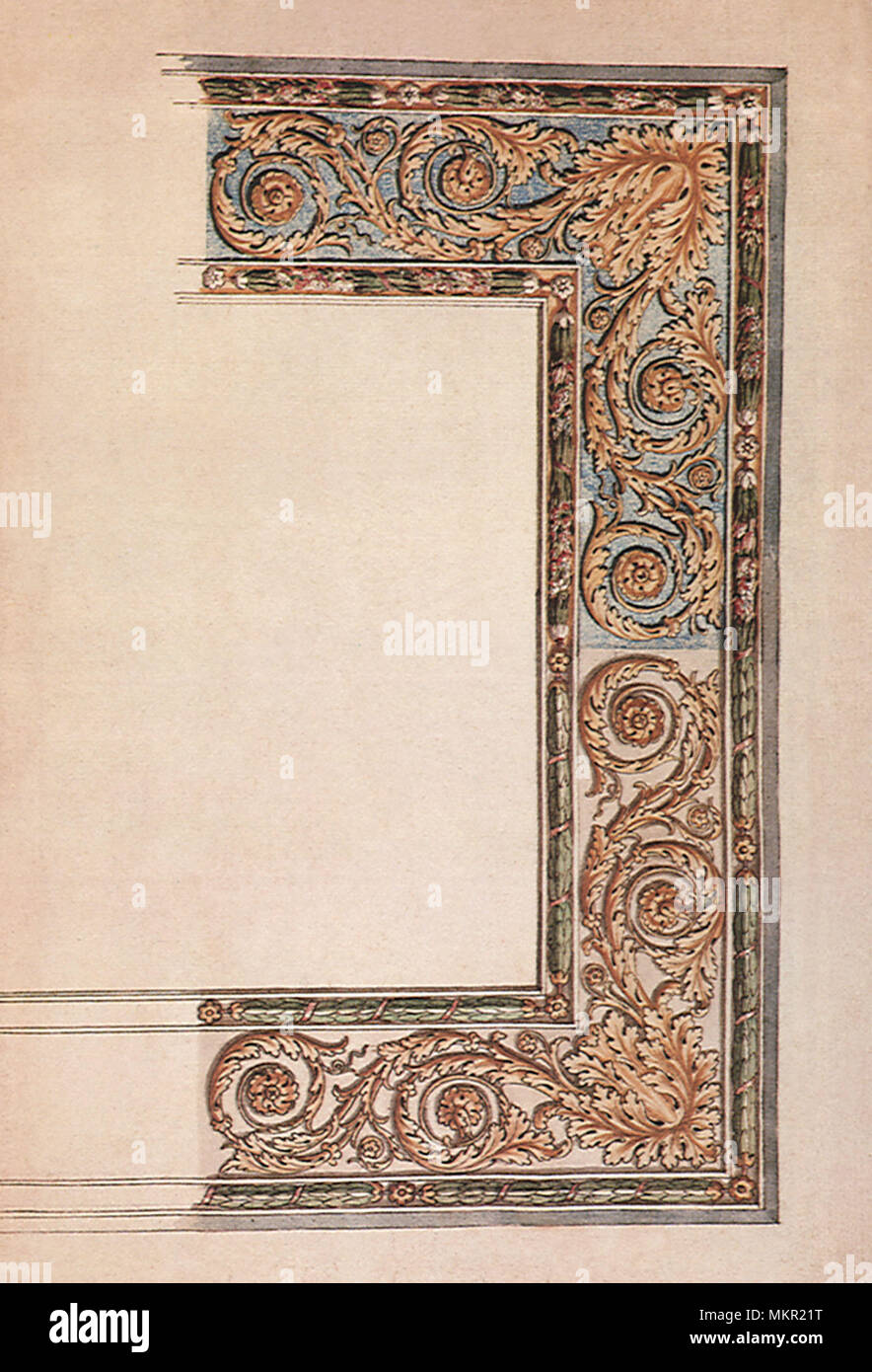 Pariser Decke Design Stockfoto