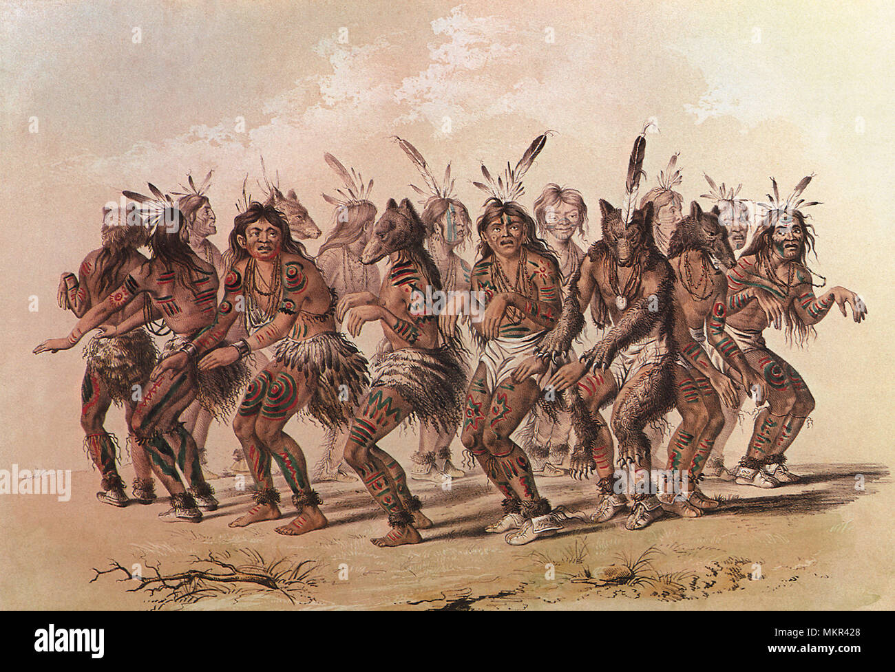 Die indische Bear Dance Stockfoto