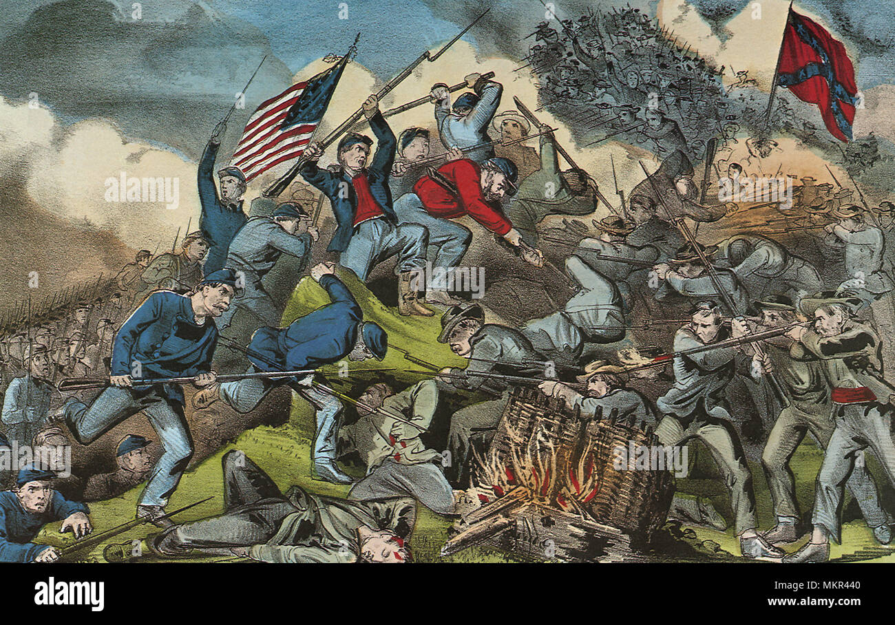 Die Schlacht von Chattanooga, Tennessee, 1863 Stockfoto