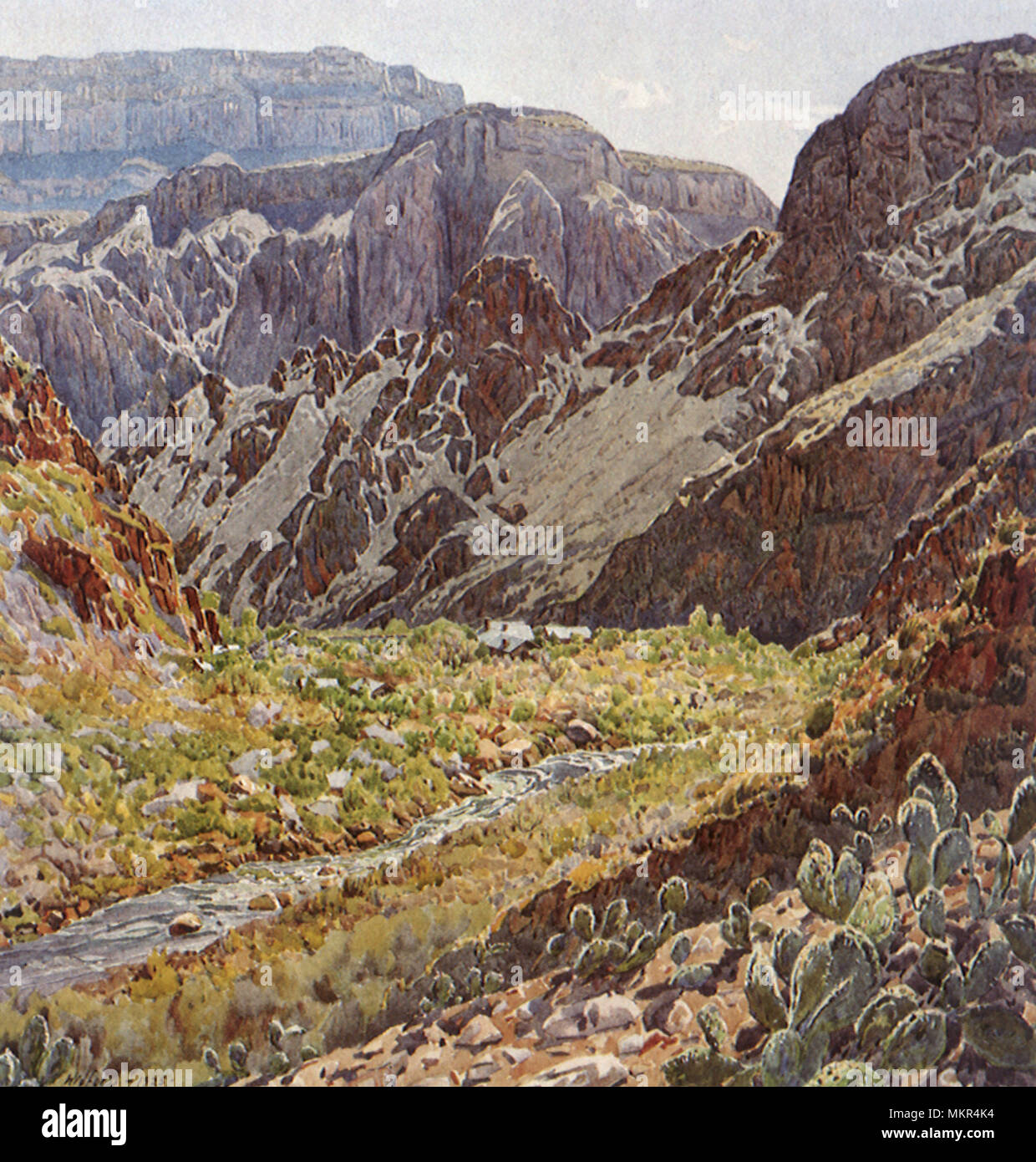 Phantom Ranch, Grand Canyon Stockfoto