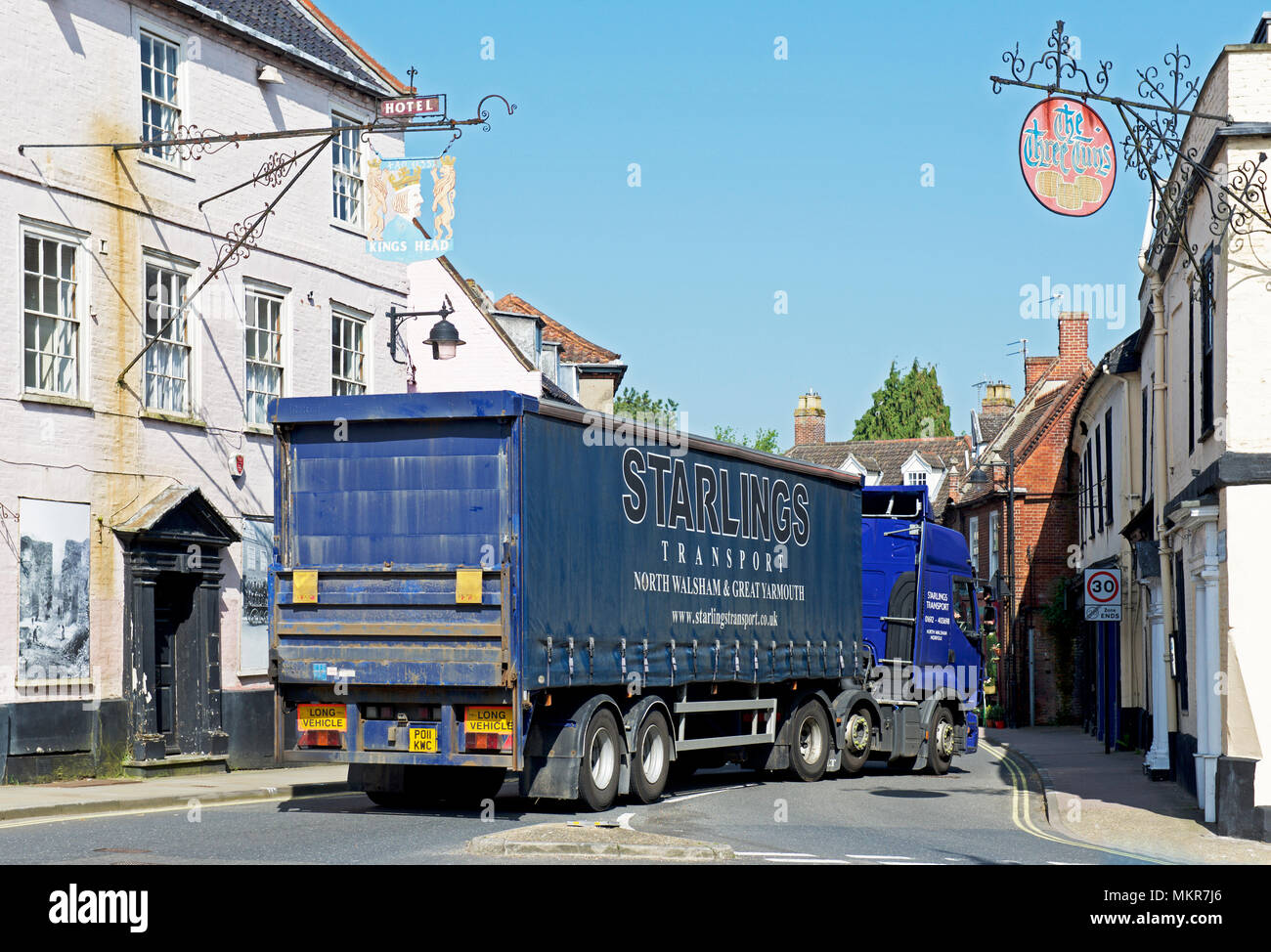 Lkw Gasse, Bungay, Norfolk, England Großbritannien Stockfoto