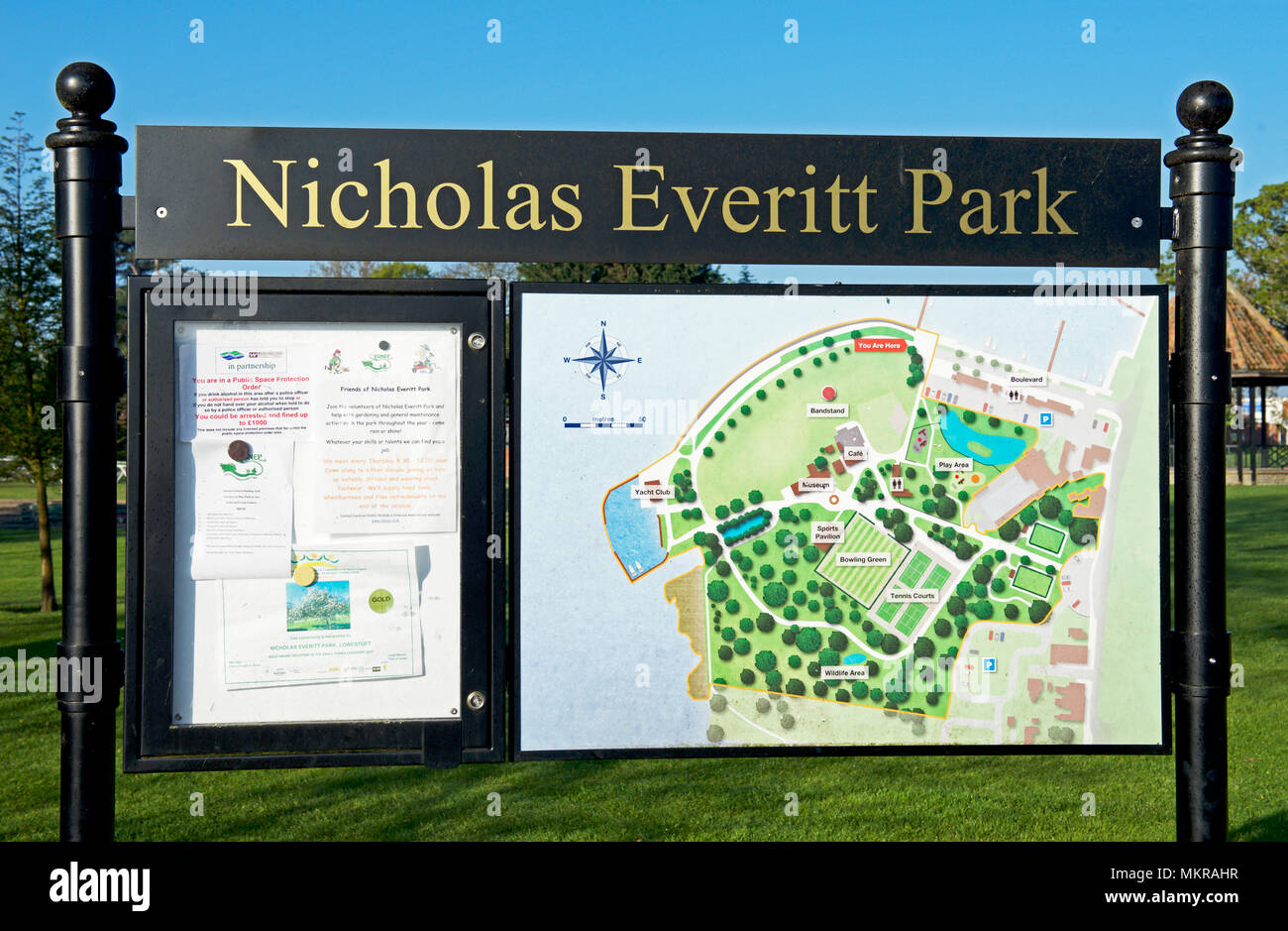 Oulton Broad, Norfolk Broads, Norfolk, England Großbritannien Stockfoto