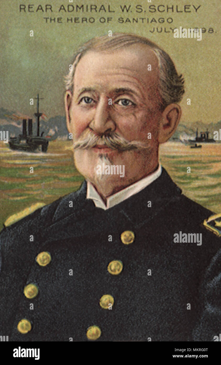 Konteradmiral W.S. Schley Stockfoto