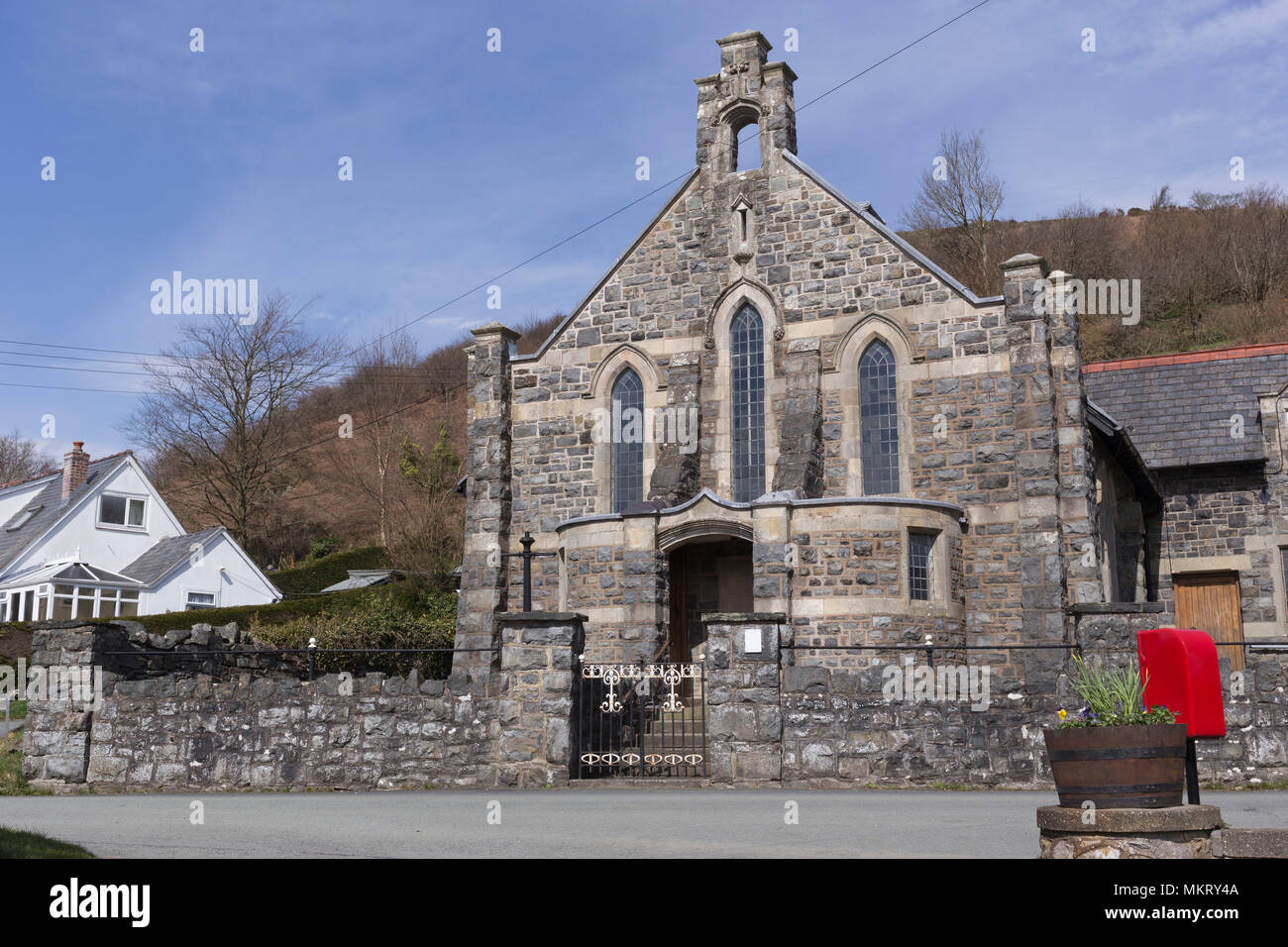 Ann Griffiths Memorial Chapel, Dolanog Stockfoto