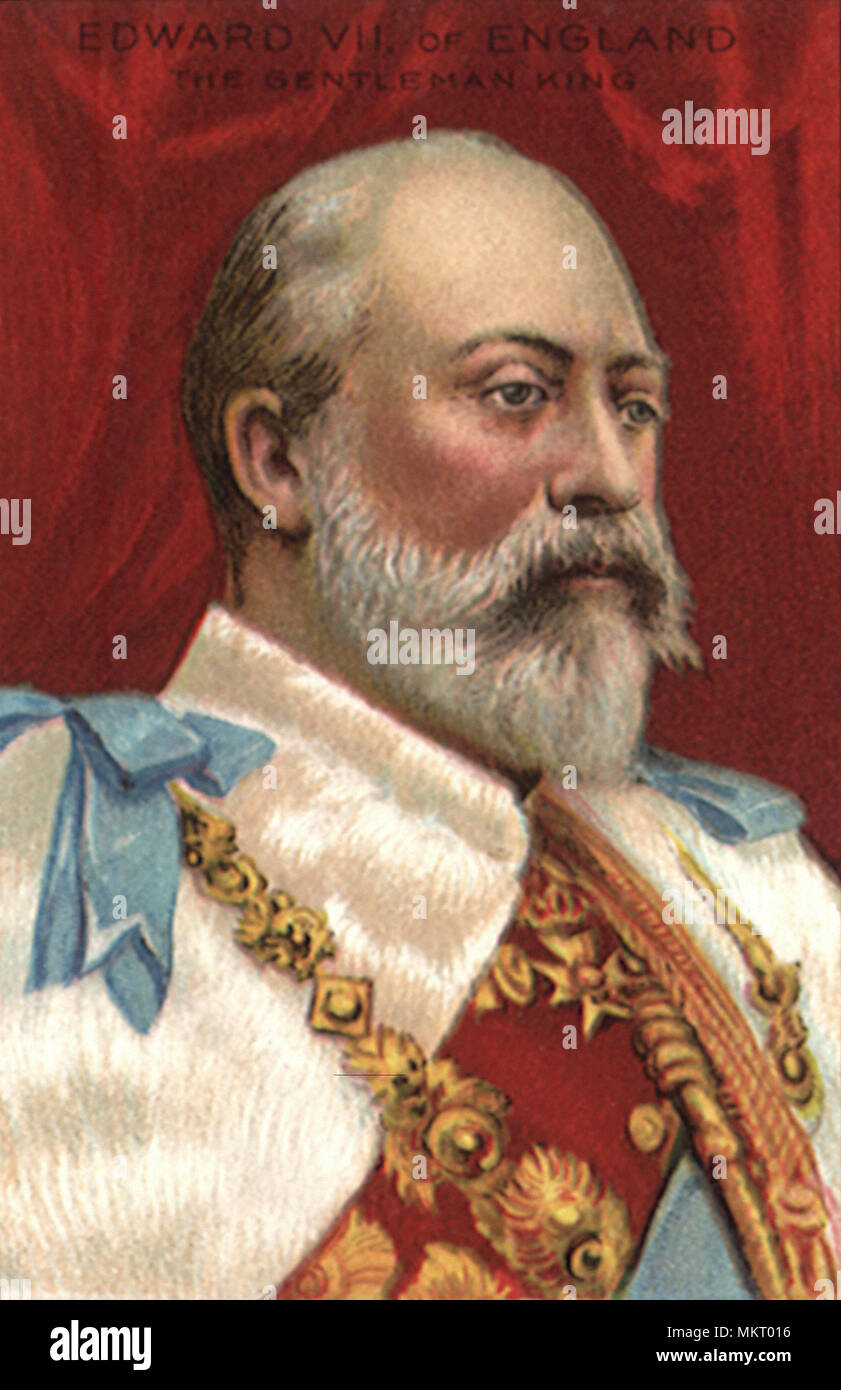 Edward VII, König von England Stockfoto