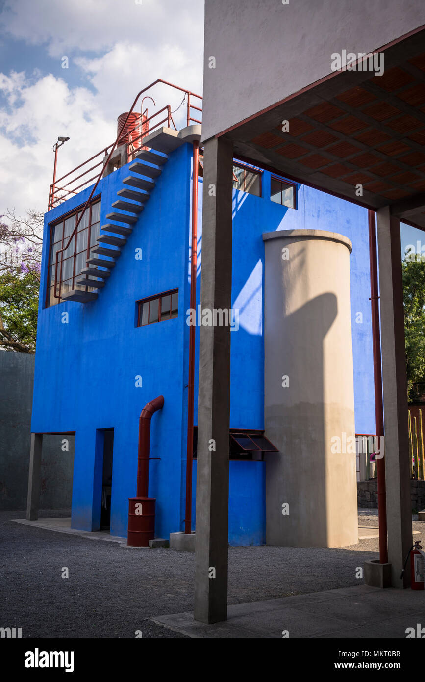House - Studio Museum von Diego Rivera und Frida Kahlo, San Angel, Mexiko City, Mexiko Stockfoto