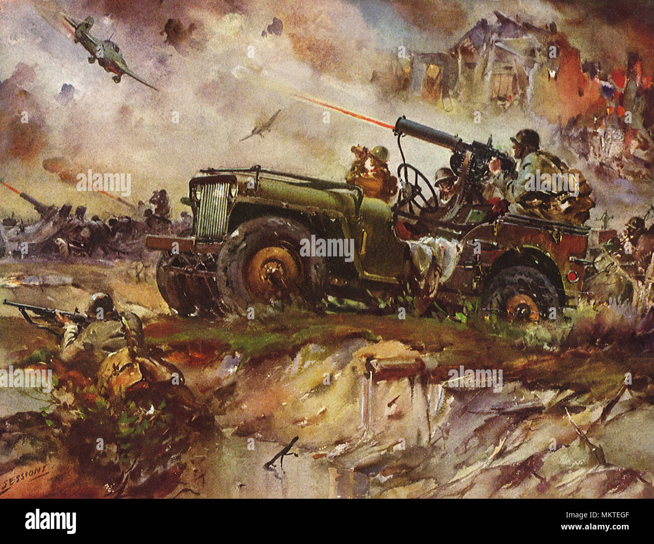 Russen Schlacht Nazis in Stalingrad Stockfoto