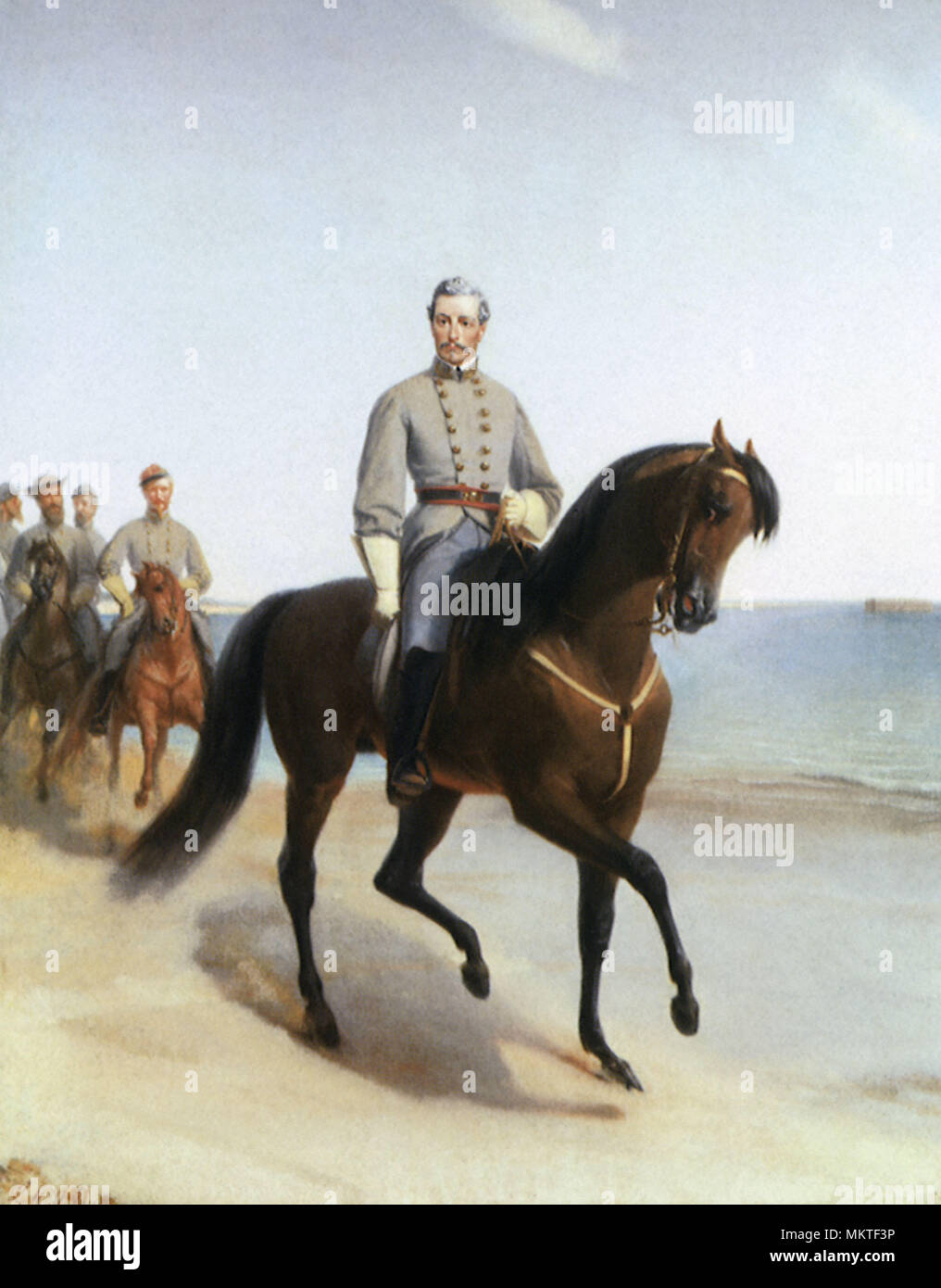 Brig. General P.G.T. Beauregard in Charleston, S.C. Stockfoto