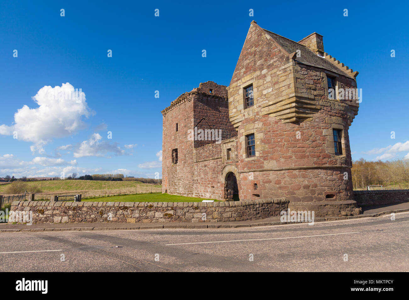 Burleigh Castle in der Nähe von Milnathort, Fife, Schottland, Großbritannien Stockfoto