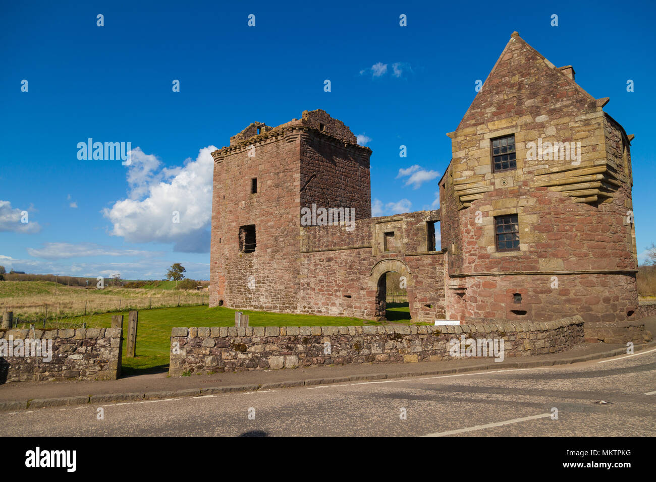 Burleigh Castle in der Nähe von Milnathort, Fife, Schottland, Großbritannien Stockfoto