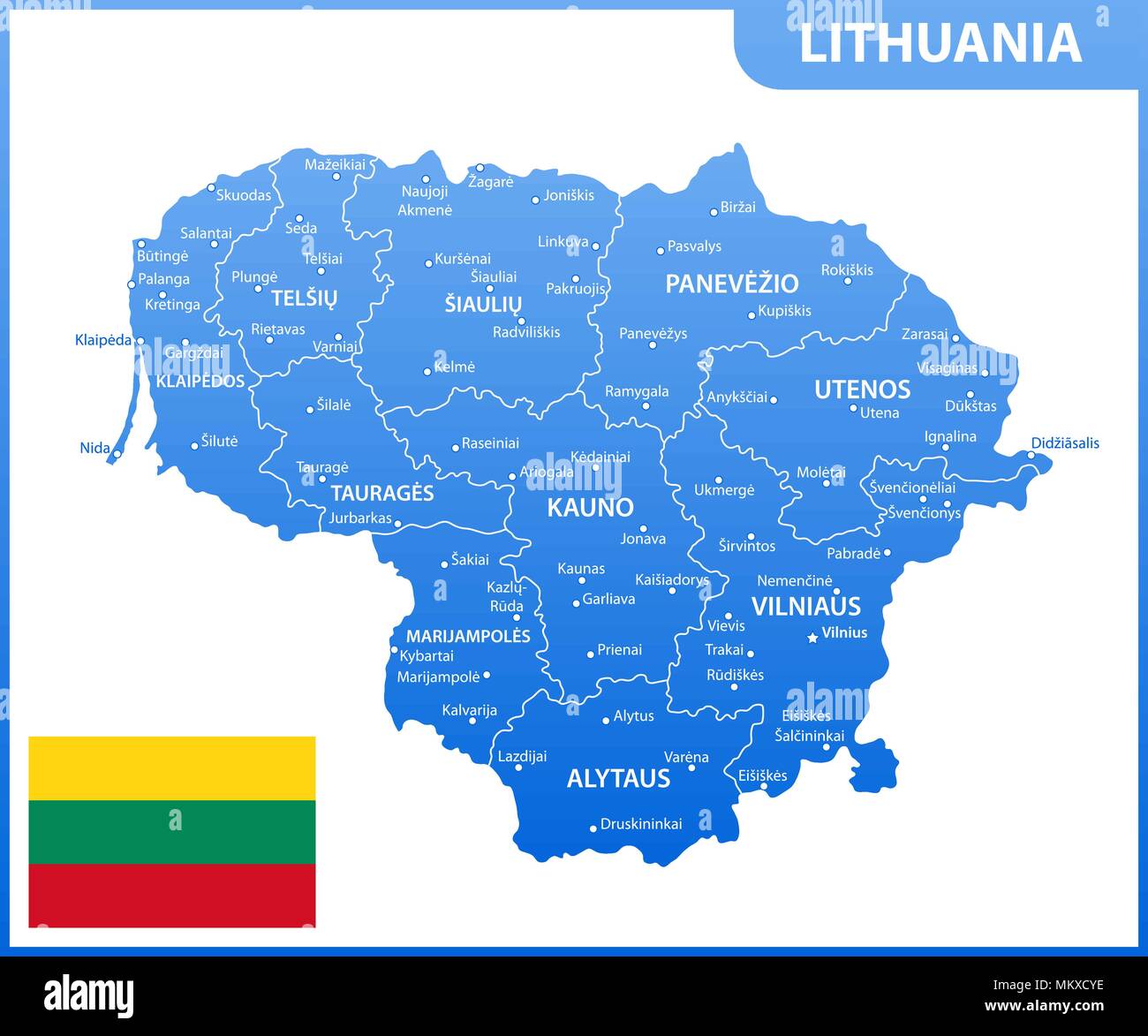 Hauptstadt Von Litauen Deutscher Name Rätsel Hauptstadt litauens Stock-Vektorgrafiken kaufen - Alamy