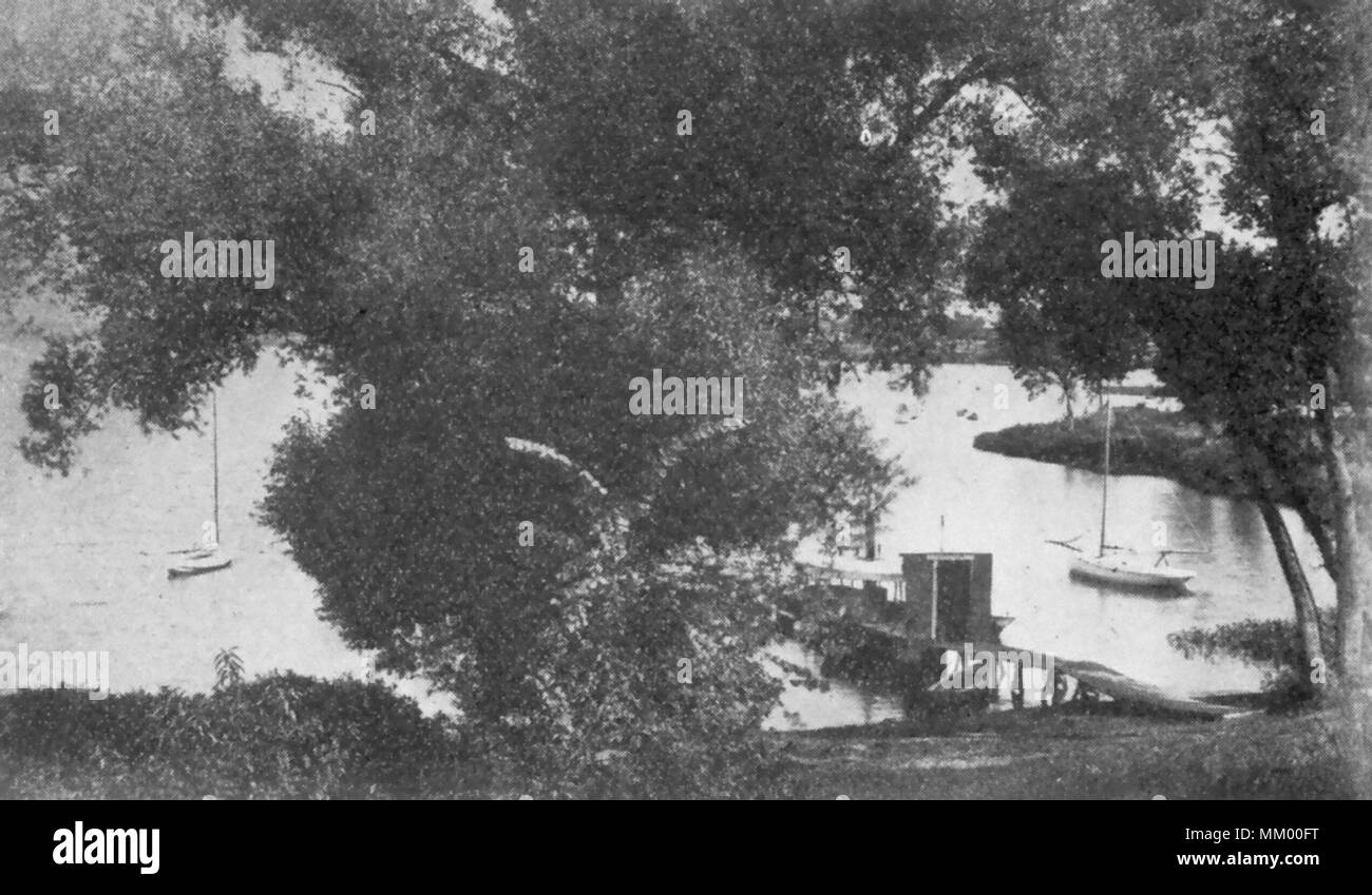See Quannapowitt. Wakefield. 1880 Stockfoto