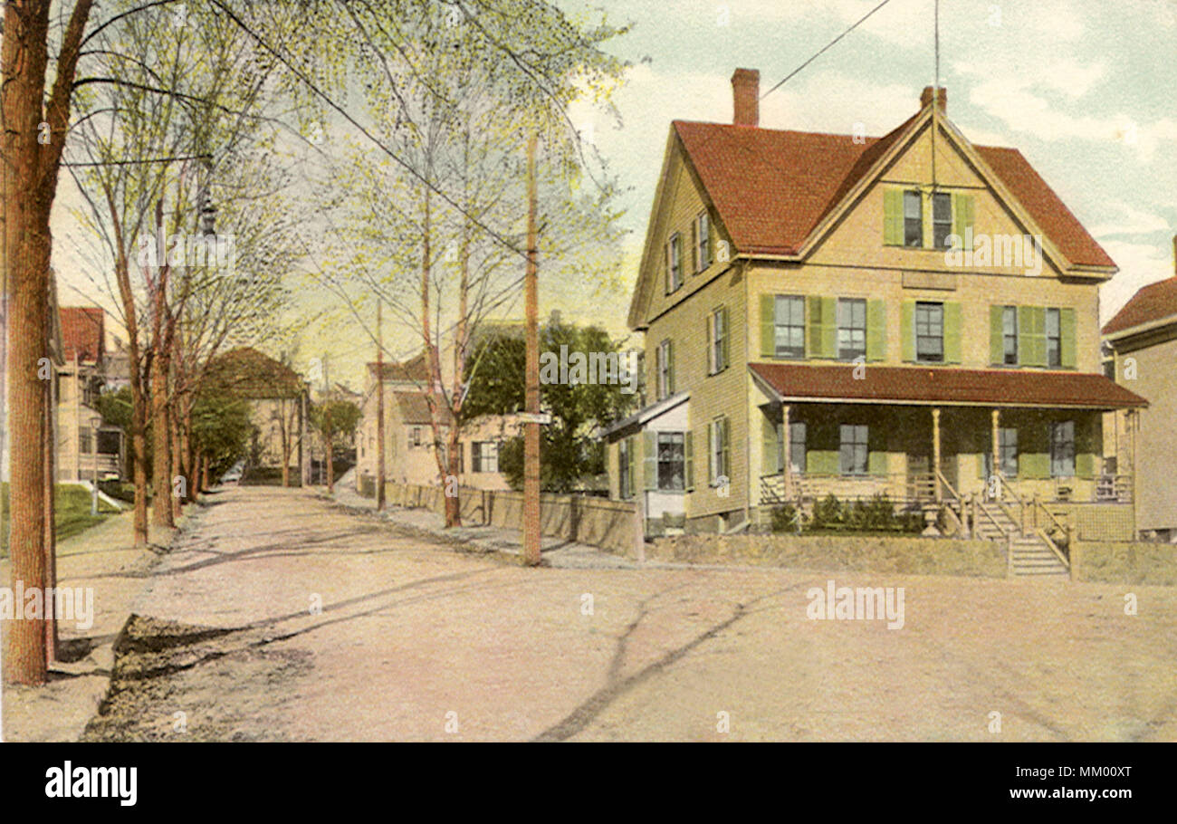 Alte Damen nach Hause. Chelsea. 1910 Stockfoto