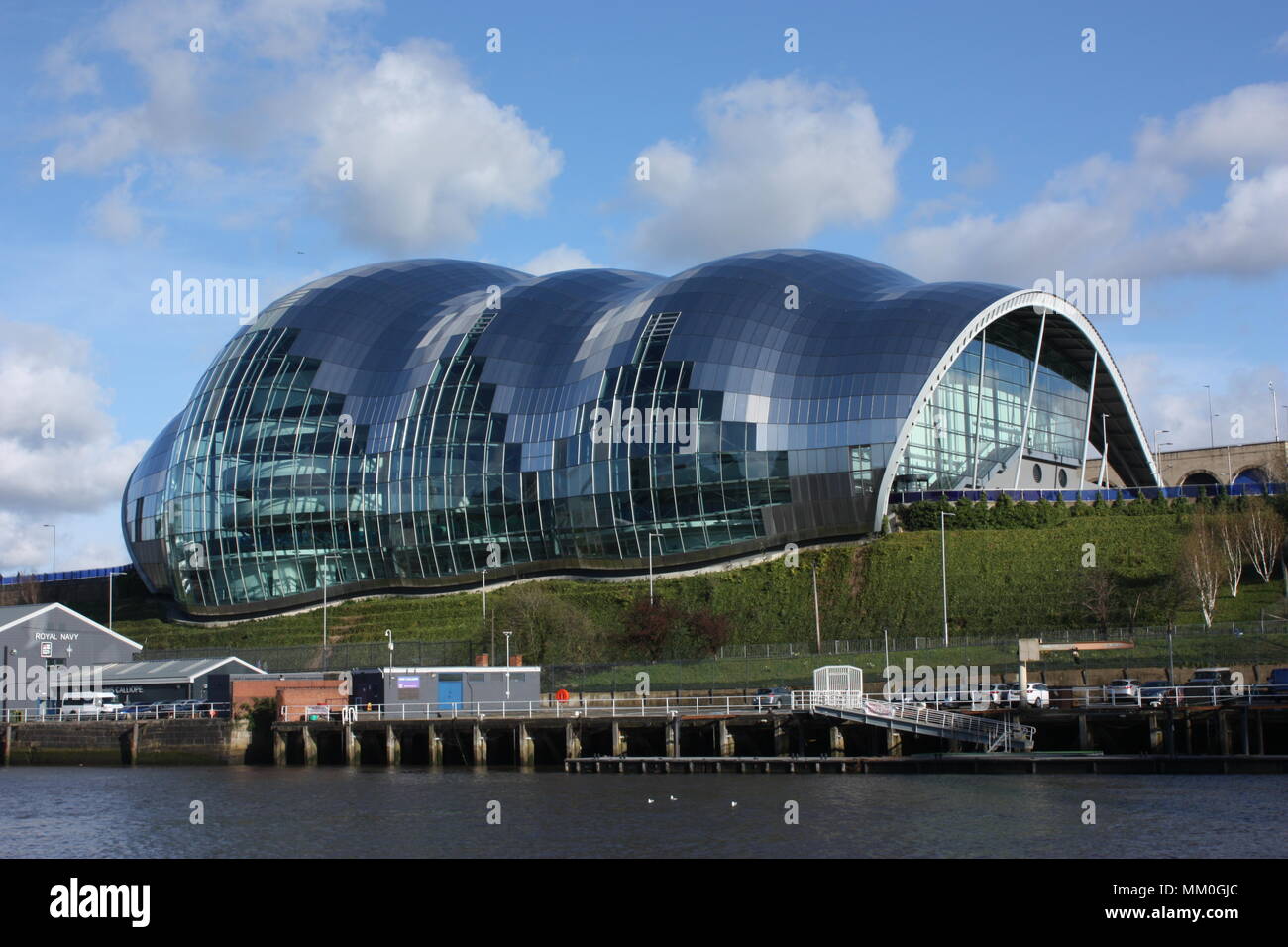 Der Salbei Mitte auf der Südseite des Tyne im Gatehead Stockfoto