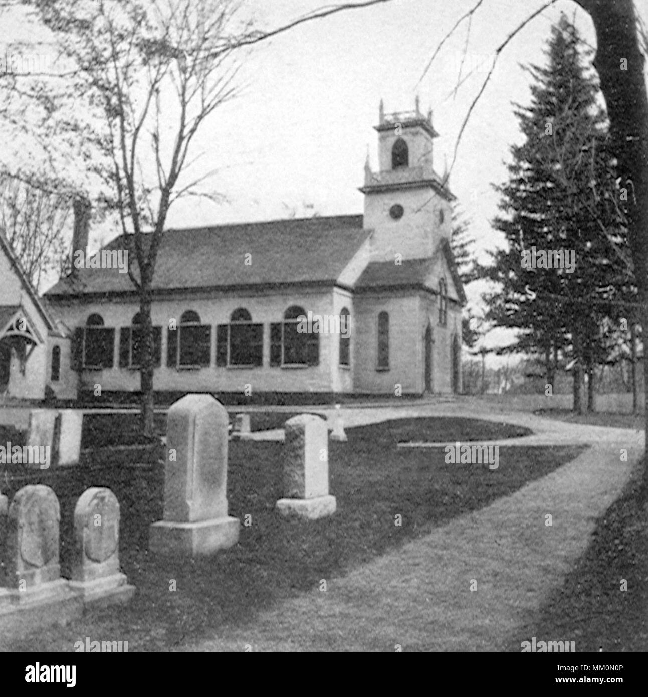 St. Mary's Church. Newton Lower Falls. 1916 Stockfoto