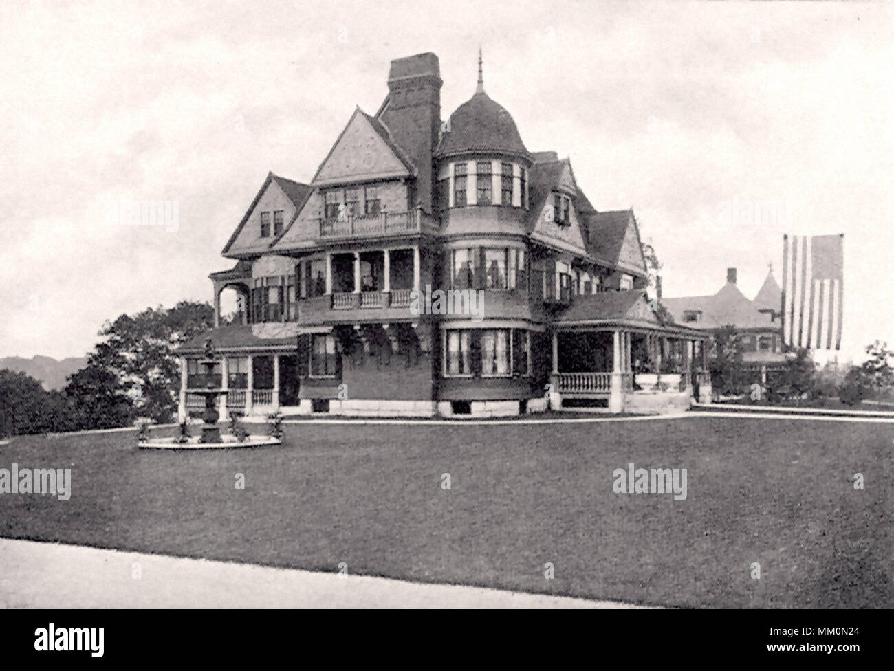 John F. A. Whittemore Residence. Newton. 1916 Stockfoto