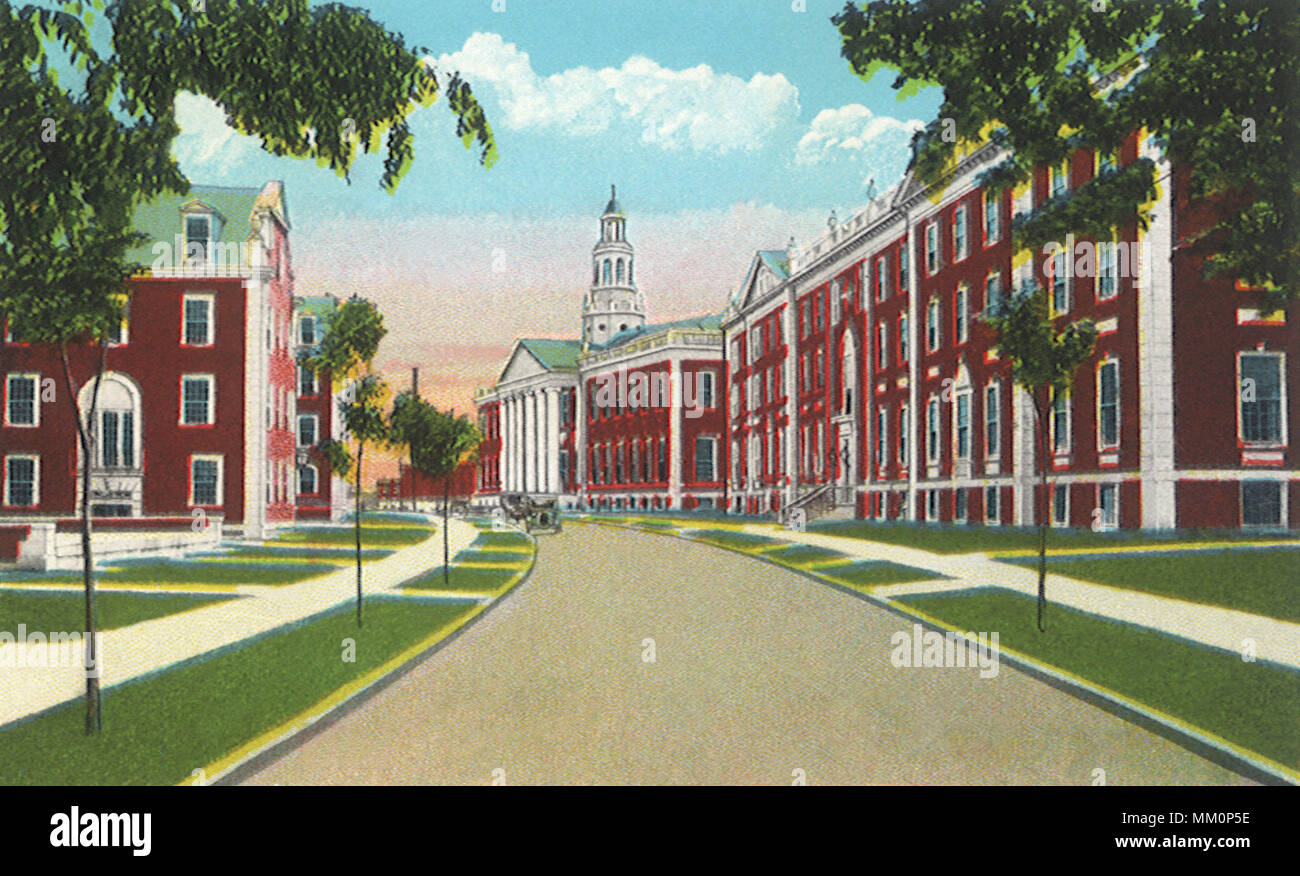 Harvard Graduate School. Boston. 1915 Stockfoto