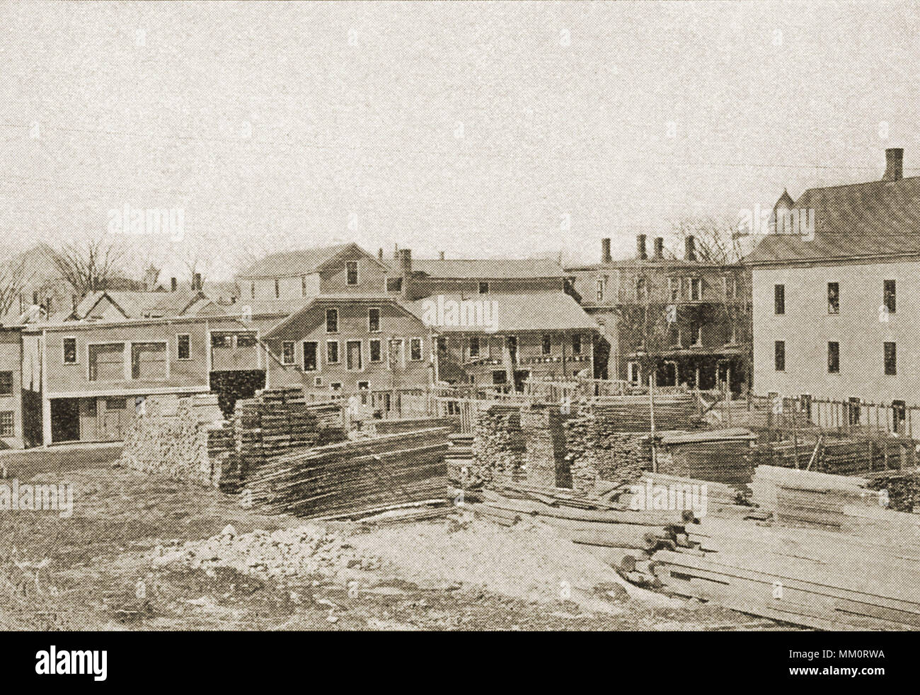 C.T. Fitzgerald Bauholz. Auburn. 1900 Stockfoto