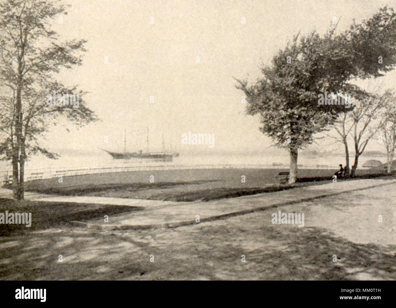 Fort Greene Park. Newport. 1900 Stockfoto