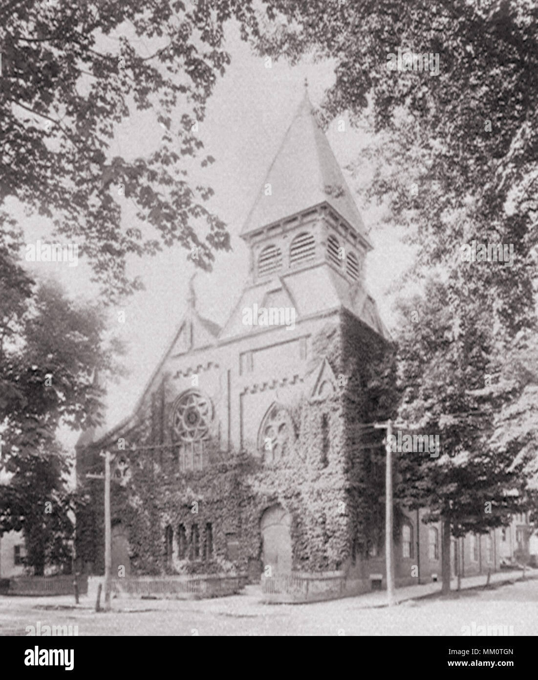 Washington St. freiwilliges Baptist Church. Dover. 1898 Stockfoto