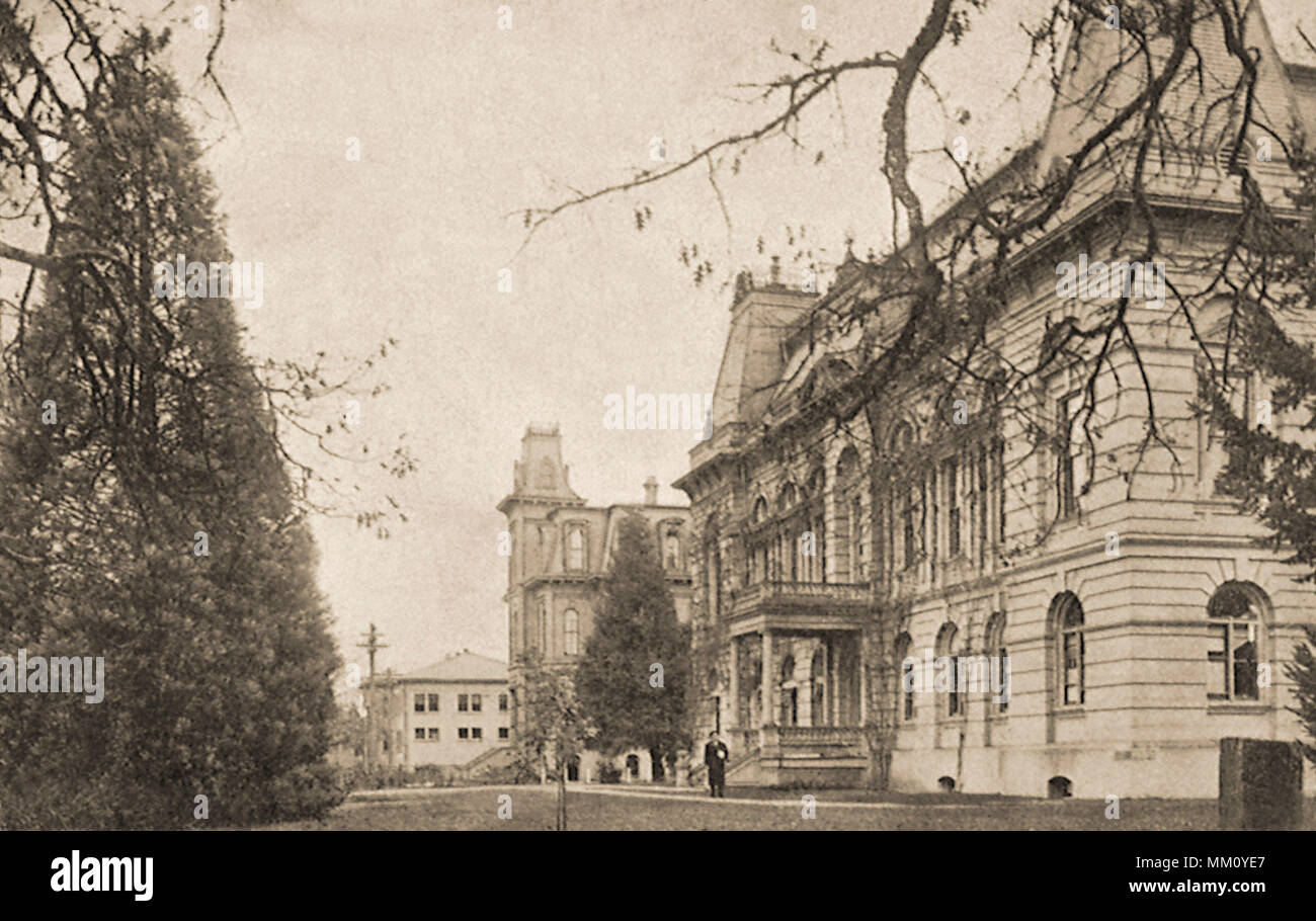 Die Gebäude der Universität von Oregon. Eugene. 1914 Stockfoto