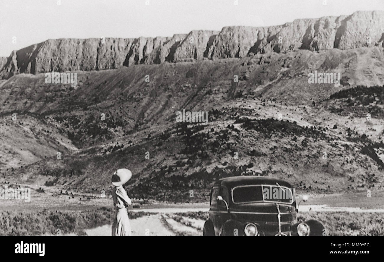 Blick auf Abert Rim in der Nähe von Lakeview. 1920 Stockfoto