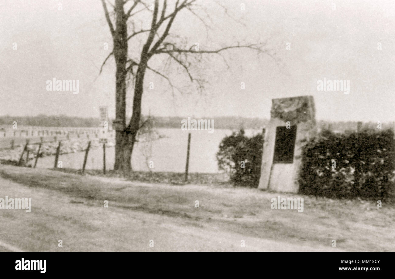 Grabstätte von Welden auf Isle la Motte. St. Albans. 1850 Stockfoto