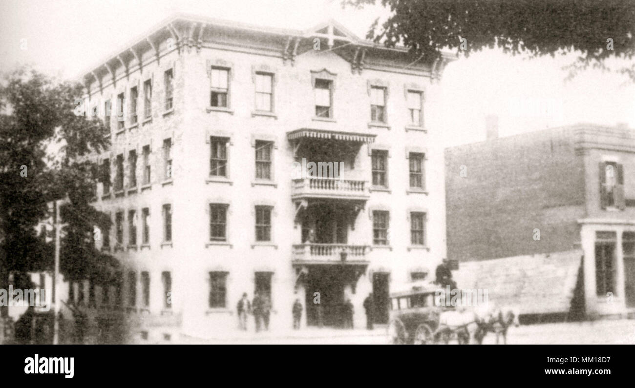 American House (Glückseligkeit). Saint Albans. 1850 Stockfoto