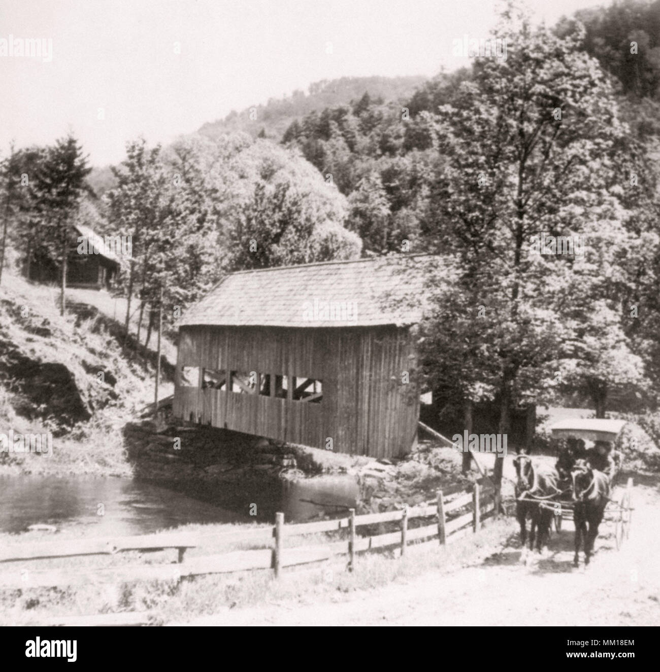 Szene im Land westlich von Woodstock. 1900 Stockfoto