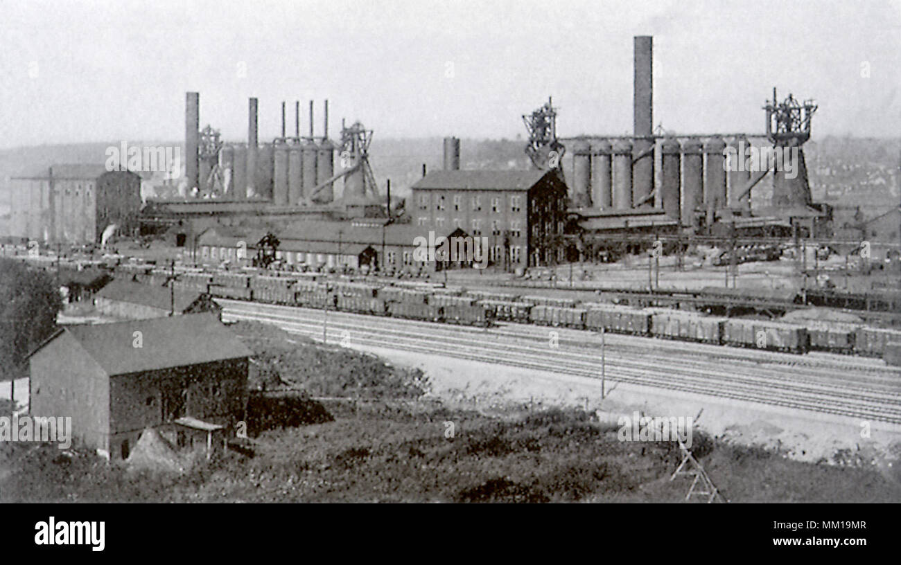 Carnegie Steel Company. Youngstown. 1910 Stockfotografie - Alamy