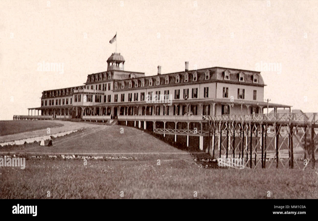 Ocean View Hotel. Block Island. 1930 Stockfoto