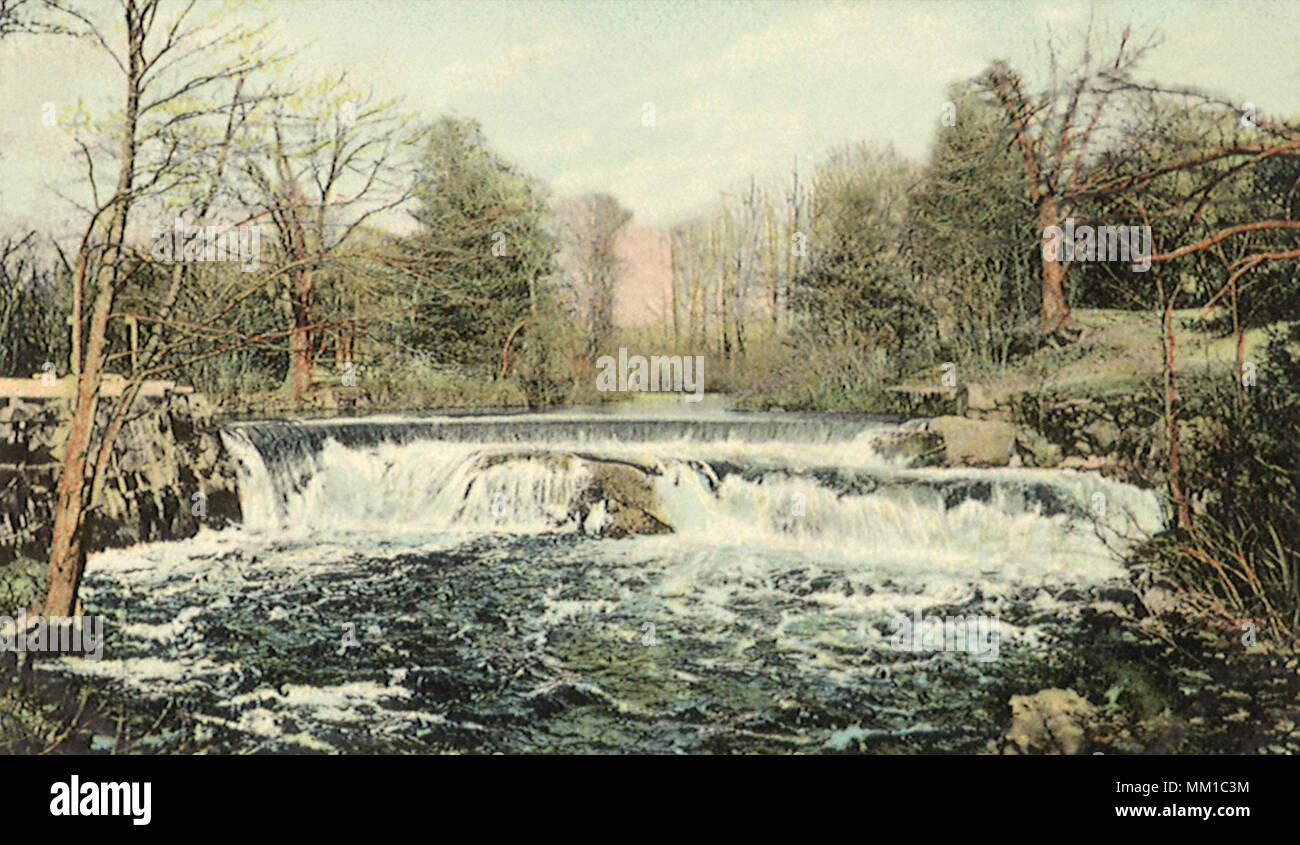 Fällt bei Hunt's Mühlen. East Providence. 1909 Stockfoto