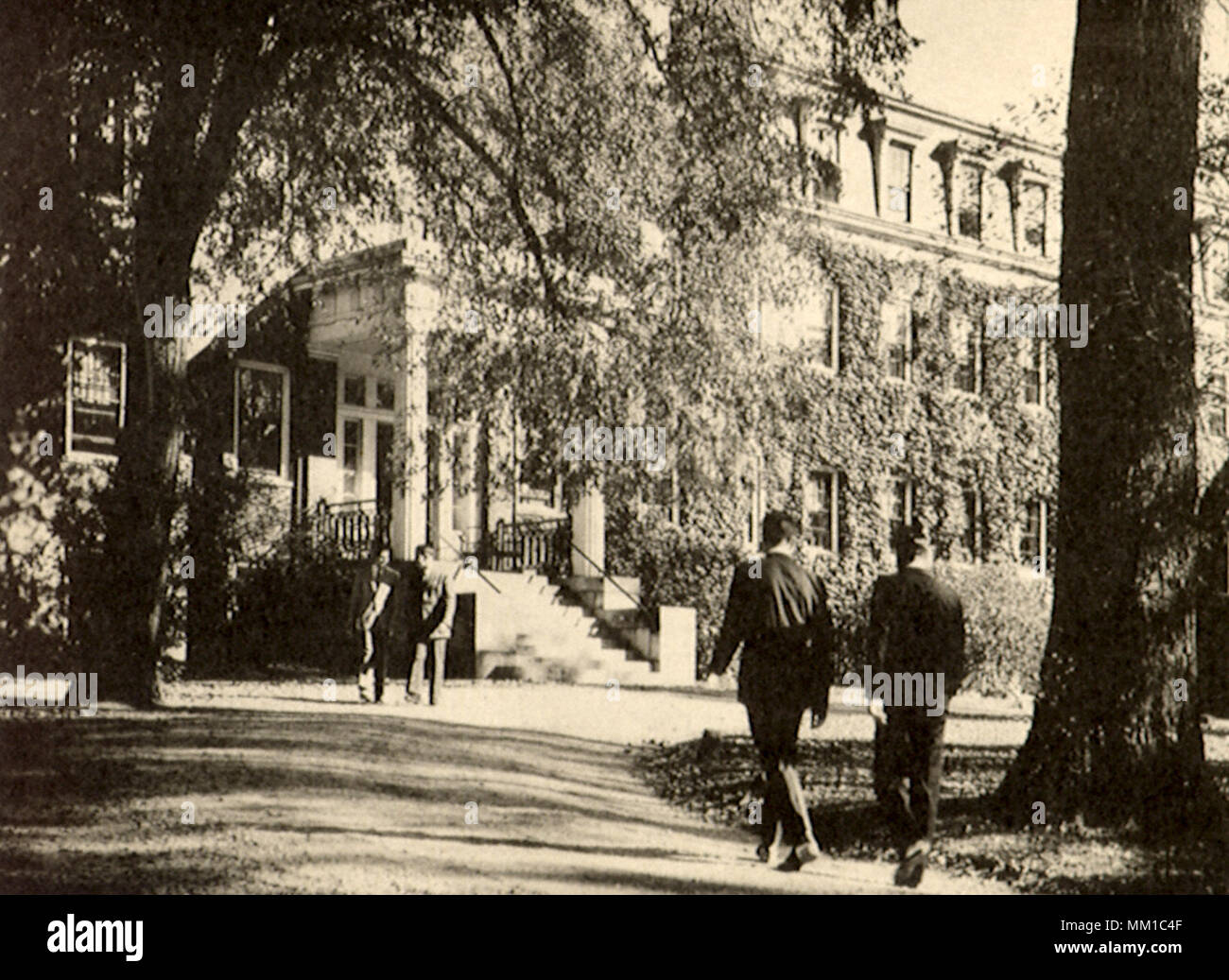 Moses Braun Schule Haupteingang. Der vorsehung. 1930 Stockfoto