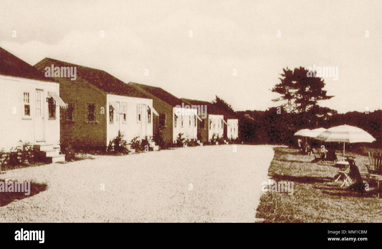 Harbour Motor Court. Boothbay Harbor. 1940 Stockfoto