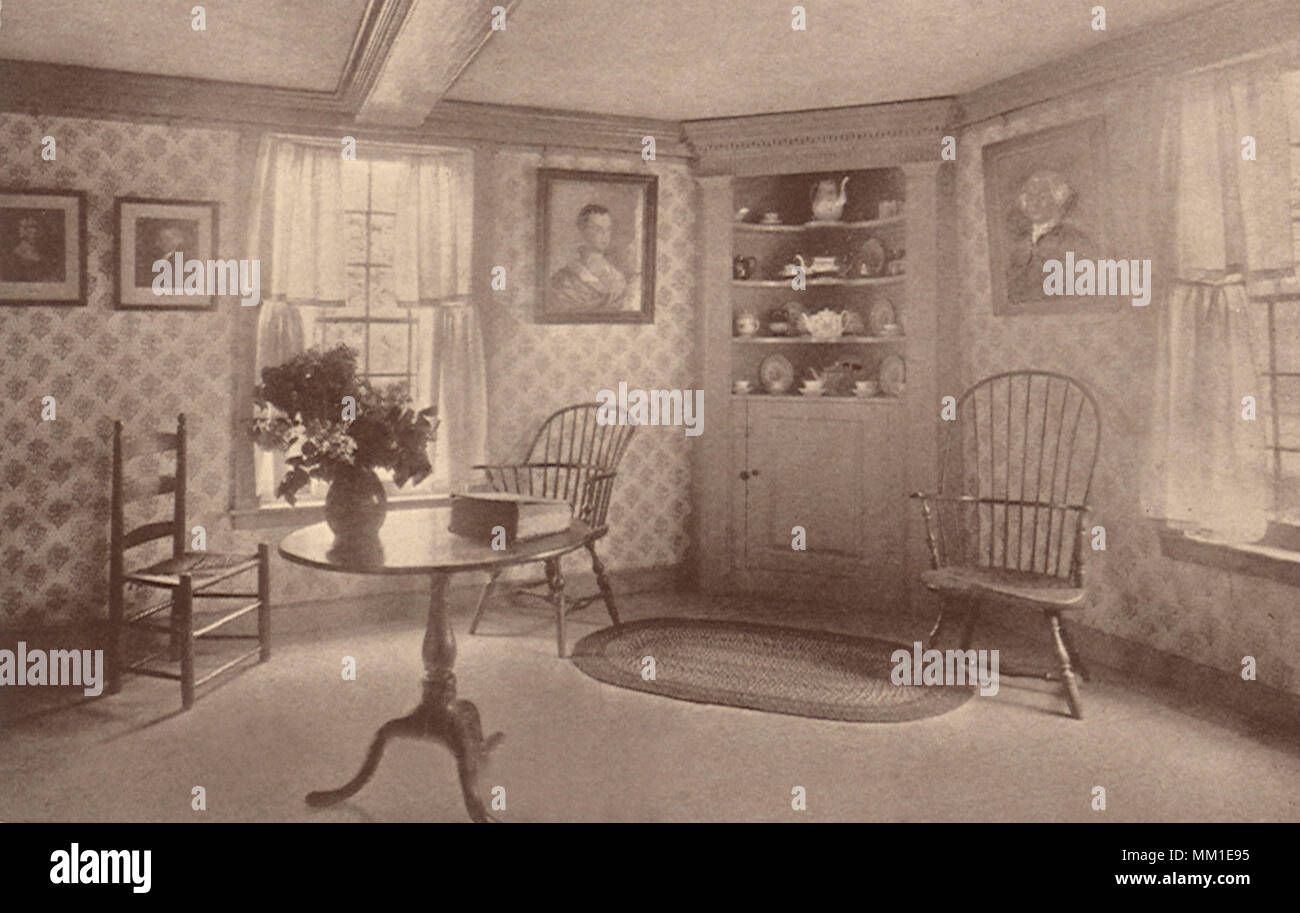 John und Abigail Adams Cottage. Quincy. 1940 Stockfoto