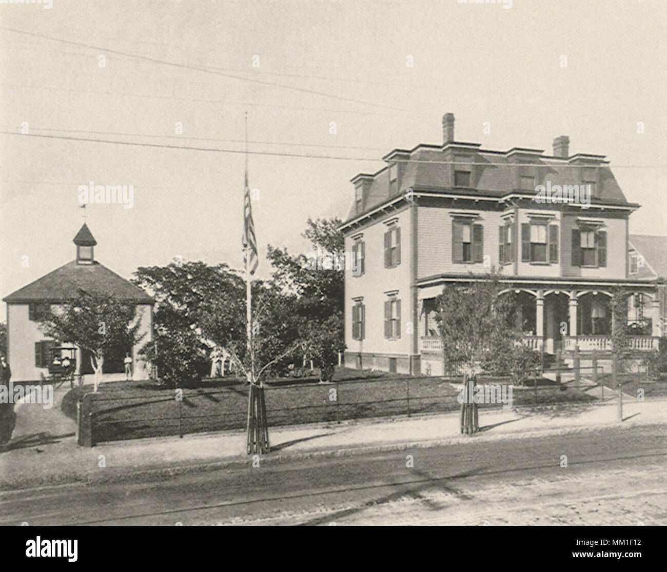 Bernard W. Lawrence Haus. Somerville. 1897 Stockfoto