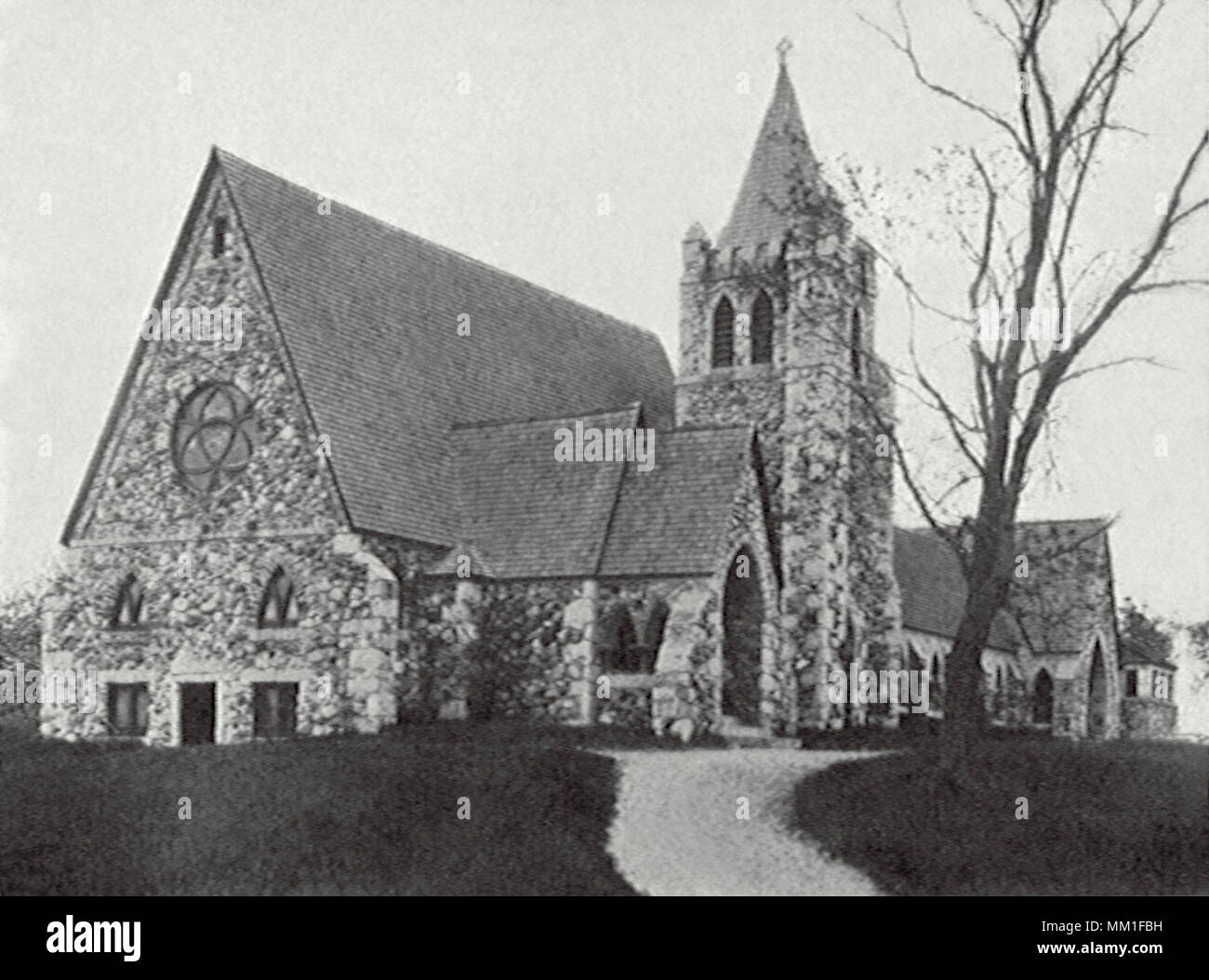 Alle Heiligen Kirche. Chelmsford Center. 1927 Stockfoto