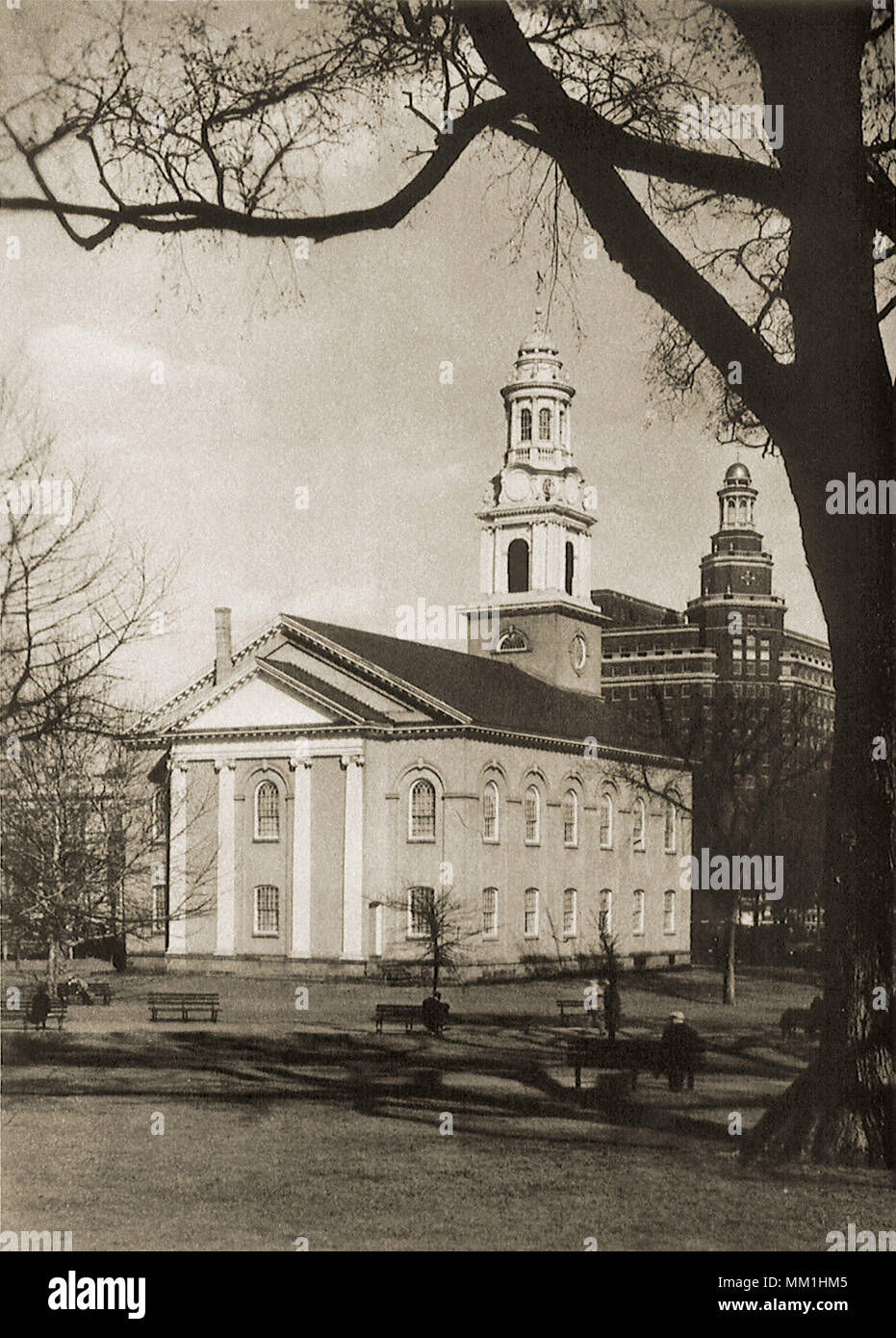 Vereinigten Kirche. New Haven. 1930 Stockfoto