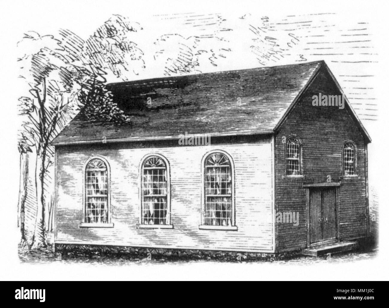 Der episkopalen Kirche. North Haven. 1760 Stockfoto