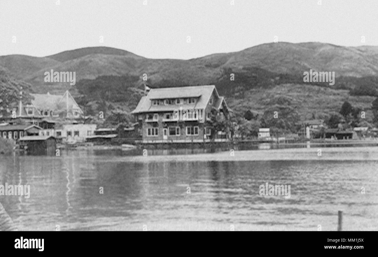 Hotel am See in Hakone Hakone. Hakone. 1930 Stockfoto