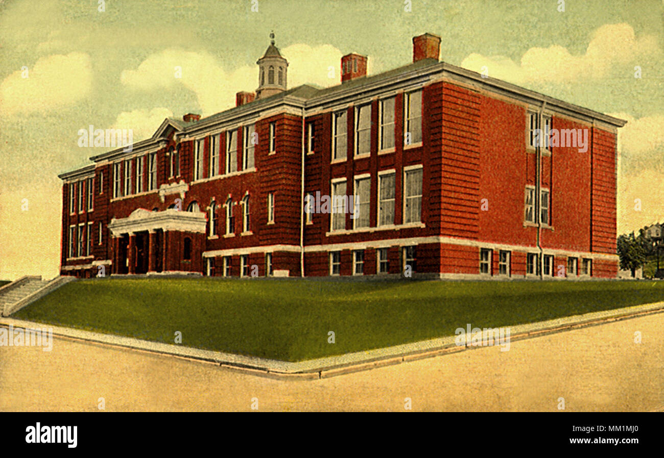 Lincoln High School. Monongahela. 1910 Stockfoto