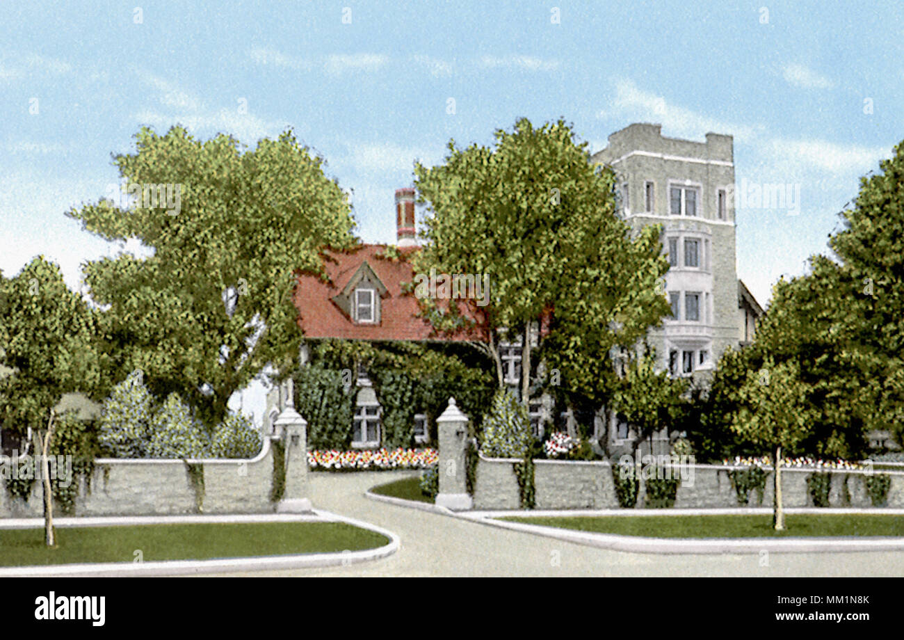 Mayo Foundation Haus. Rochester. 1920 Stockfoto