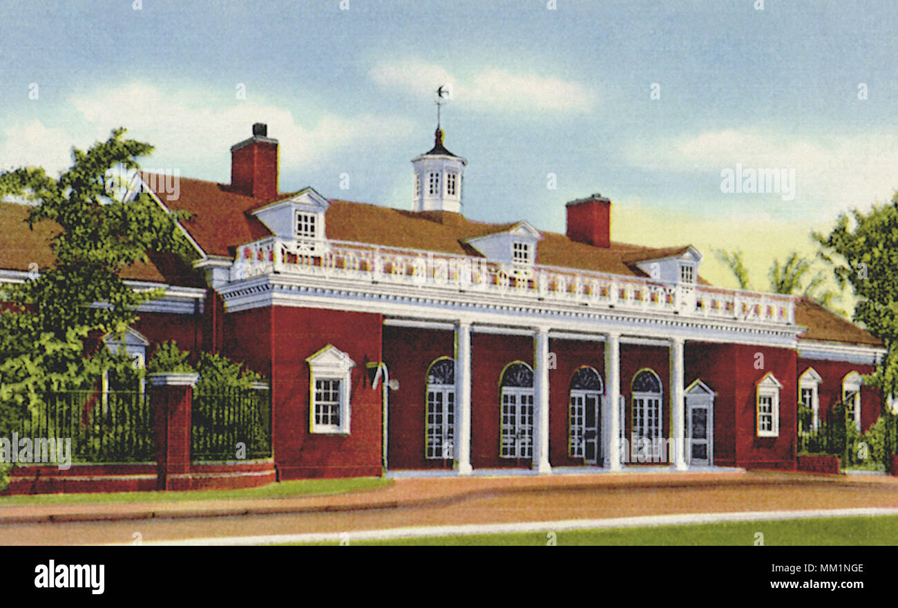 Gate Lodge Eingang. Dearborn. 1935 Stockfoto