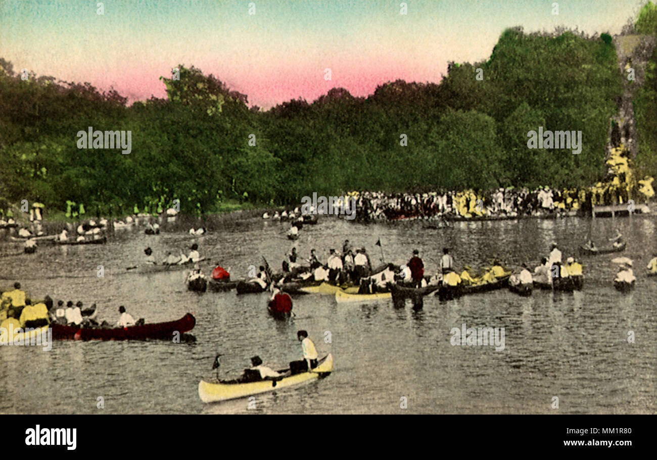 River Side Park. Milwaukee. 1910 Stockfoto