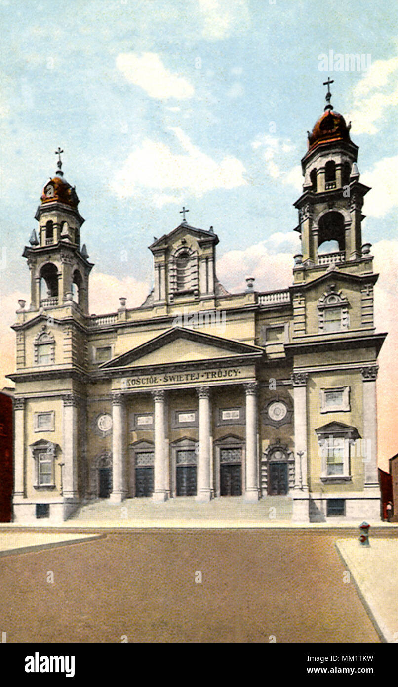 Katholischen Kirche der Heiligen Dreifaltigkeit. Chicago. 1914 Stockfoto