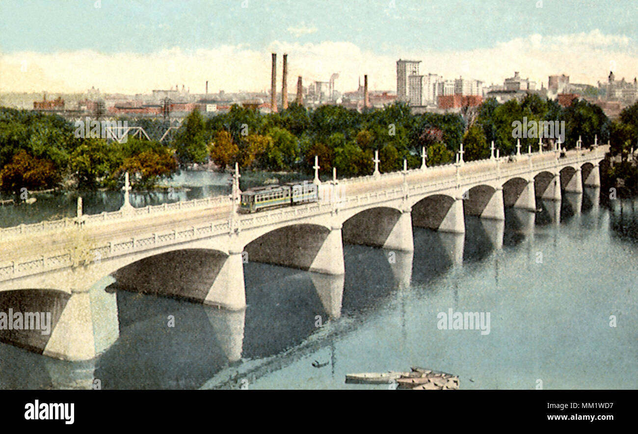 14Th Street Bridge. Richmond. 1921 Stockfoto