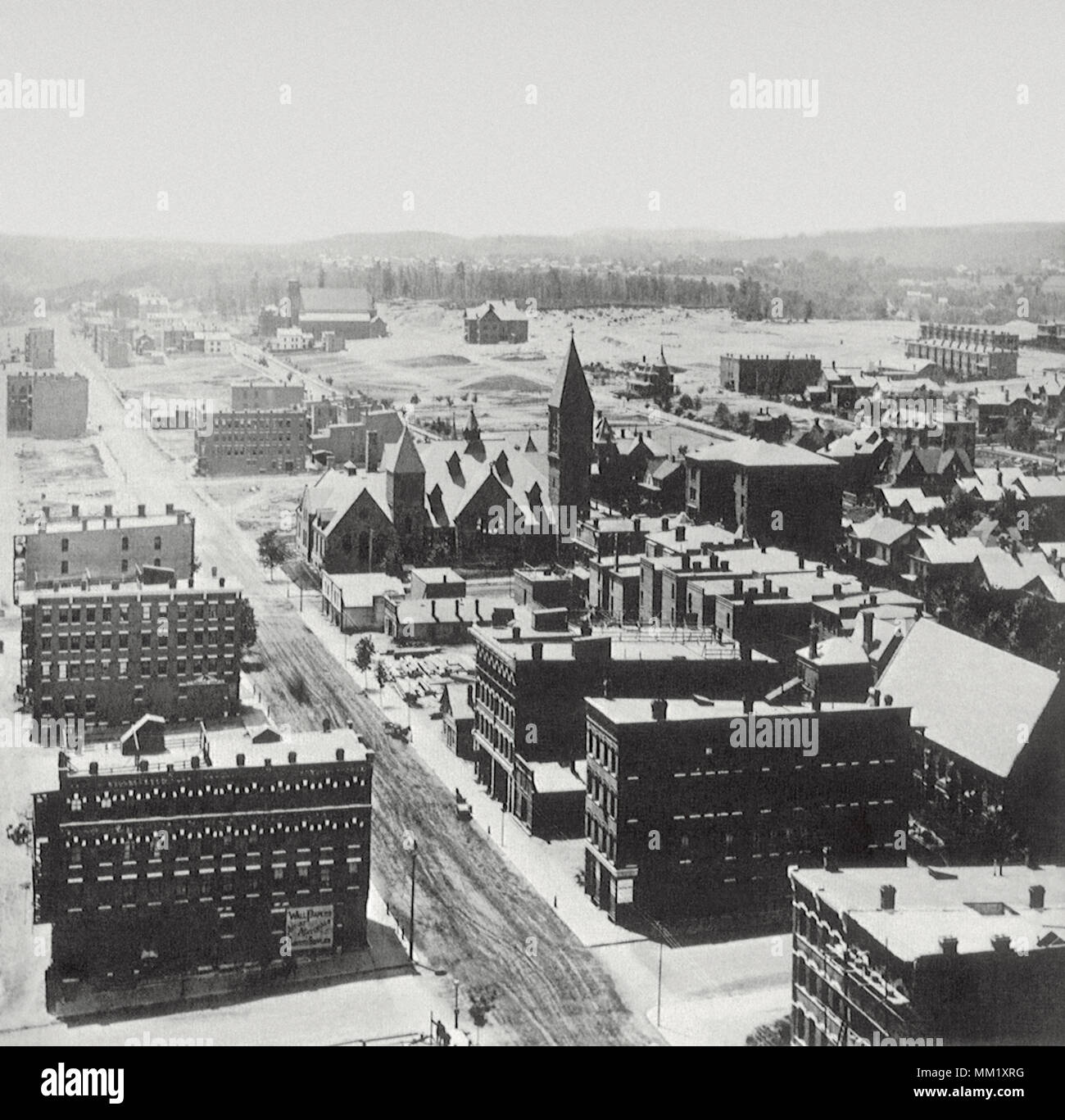 Stadt Holyoke. 1873 Stockfoto