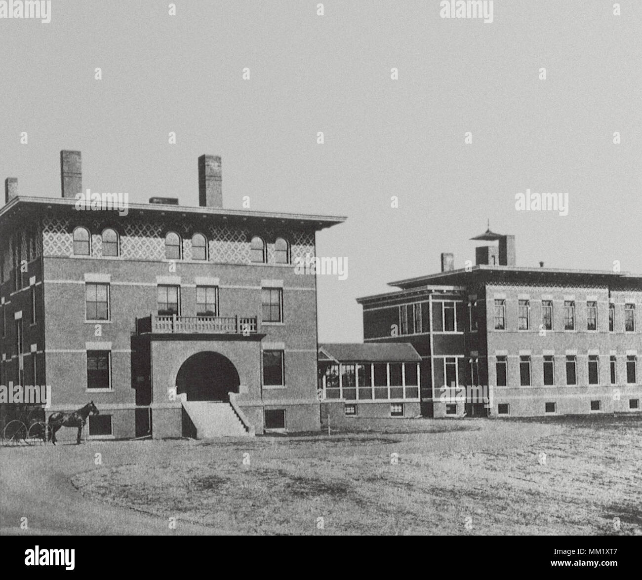 Holyoke Krankenhaus. 1891 Stockfoto