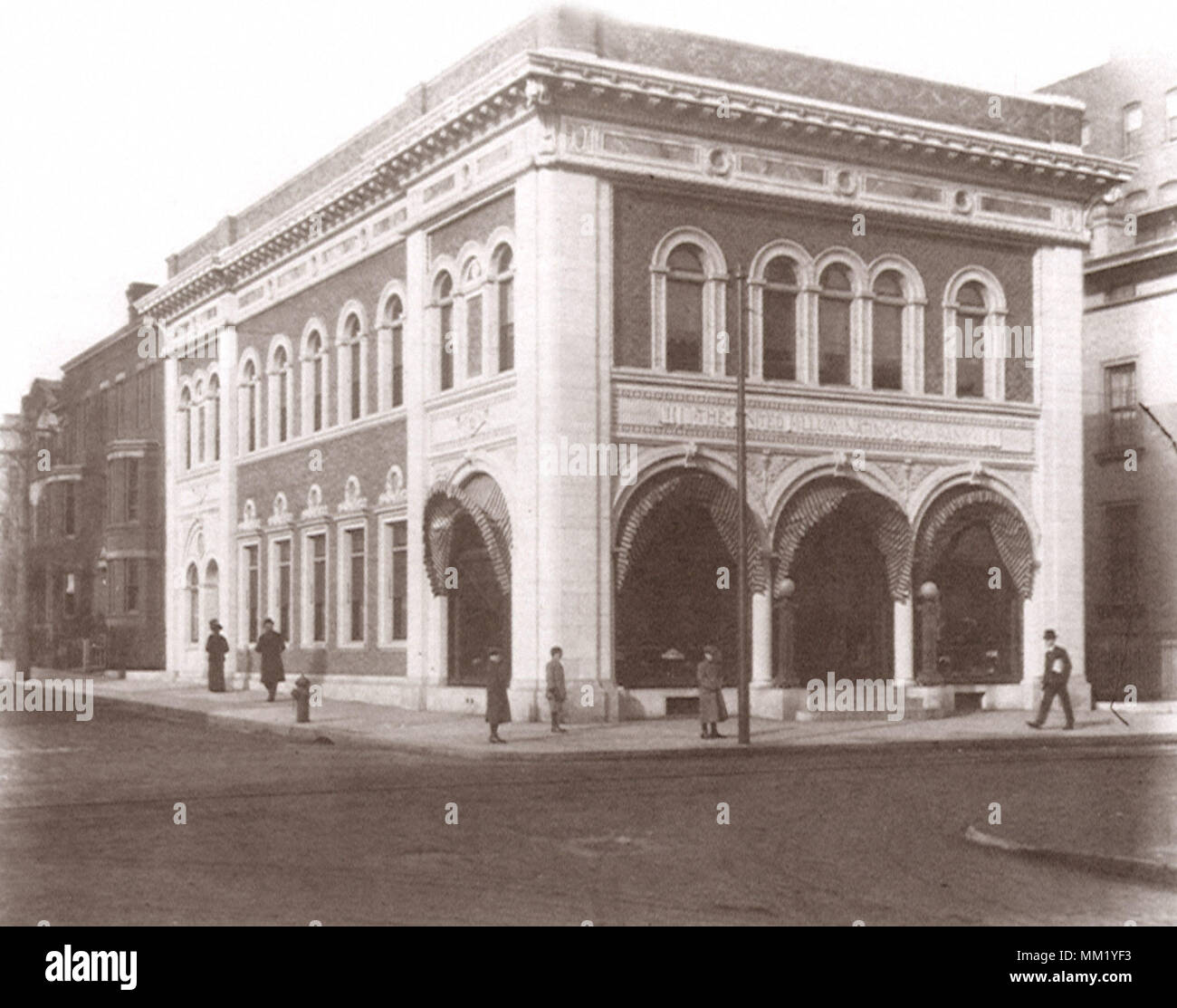 United Beleuchtung Firmengebäude. New Haven. 1910 Stockfoto