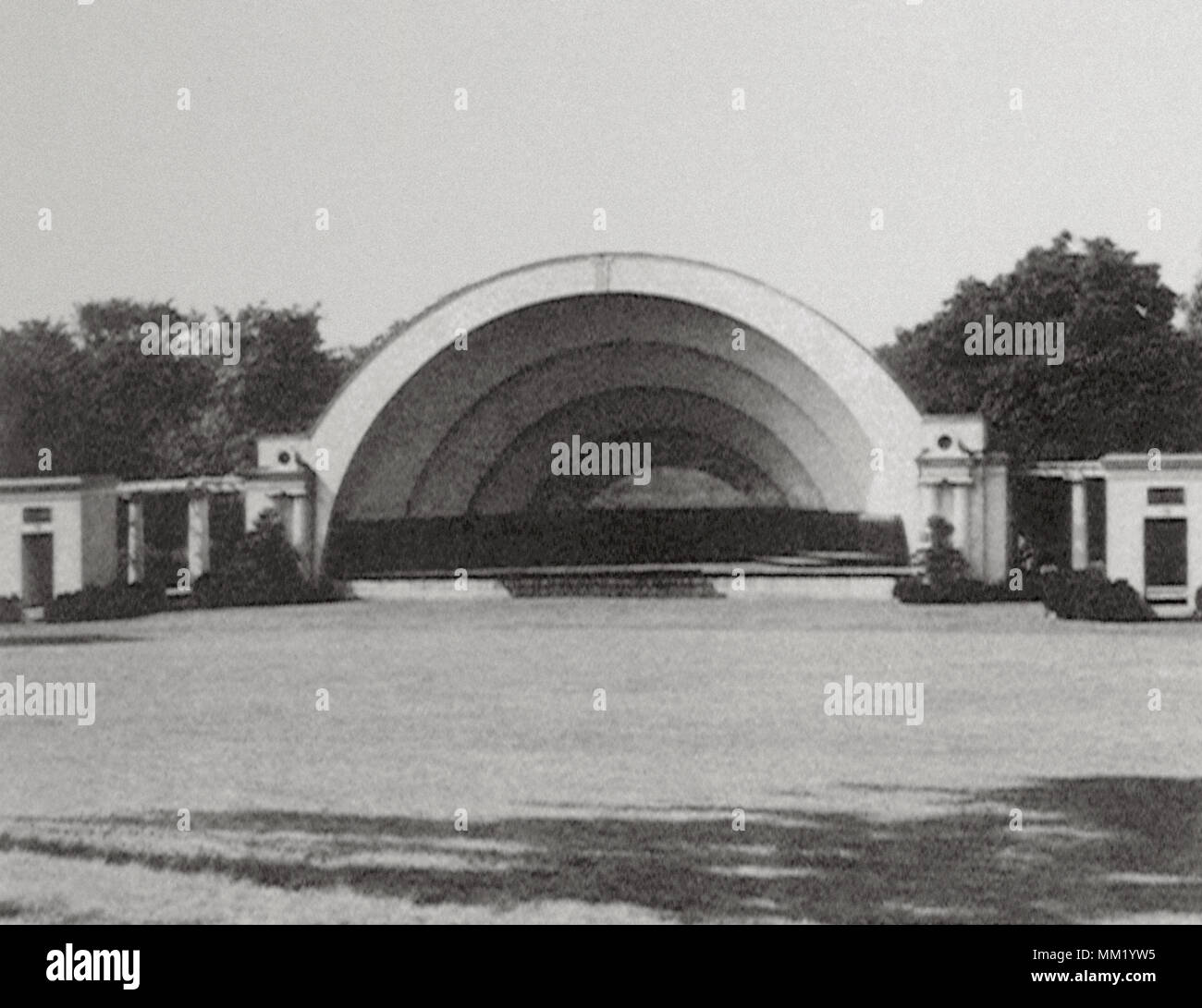 Die Musik Shell. New Britain. 1950 Stockfoto
